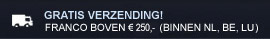 Gratis verzending boven 250